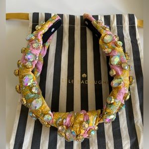 Lele Sadoughi x Liberty Clementina Multi Crystal Knotted Headband